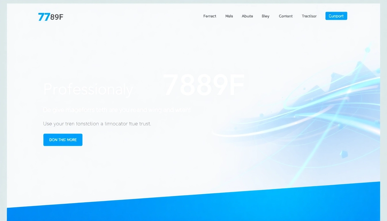 789F branding logo with modern technology aesthetic highlighting trust and innovation for users seeking reliable digital solutions.