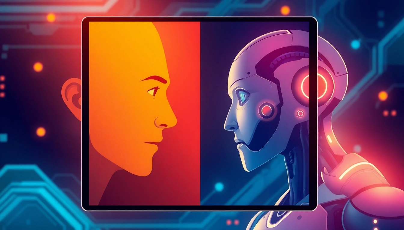 Person guessing whether a human or not AI, with clear focus on evaluating responses during a conversation, highlighting the core challenge of the human or not game.