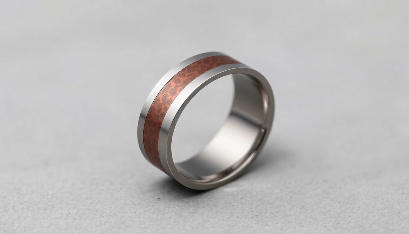 This https://ax88c.com/ titanium ring with copper inlay showcases elegant craftsmanship and modern design, appealing to jewelry enthusiasts.