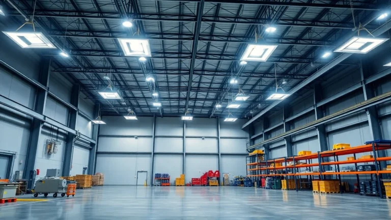 Effiziente LED-Beleuchtung für Industriehallen: Modernste Lösungen für optimale Sicht und Energieeinsparung