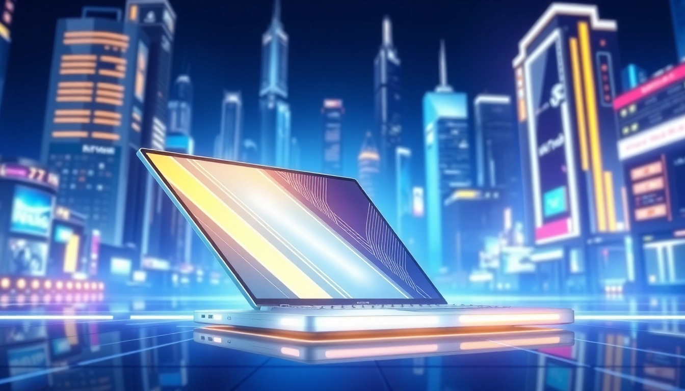 Z16 flagship laptop showcasing advanced tech design with sleek metallic finish and vibrant glow