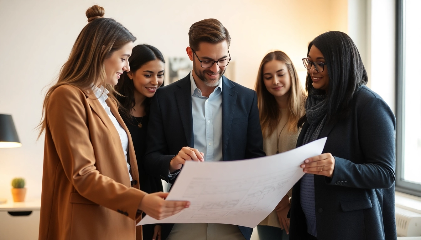 Makler Grevenbroich presenting a property analysis in a professional setting, emphasizing local expertise and trustworthiness.