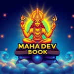 Mahadev book logo displayed with divine symbols and glowing effects for online betting platform