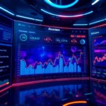 Dynamic aicoin analytics dashboard showcasing live market data and trends for investors and traders